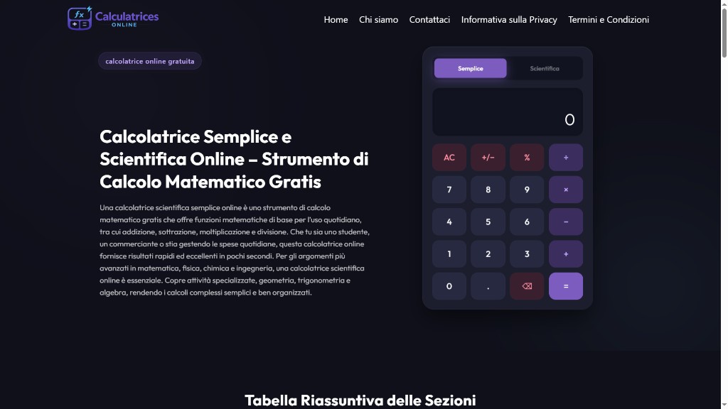 Calculatrices Online Scientific and Simple Calculator
