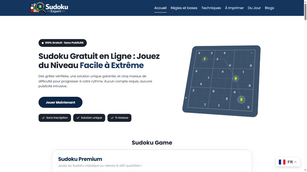 Sudoku Expert Free Online Puzzles